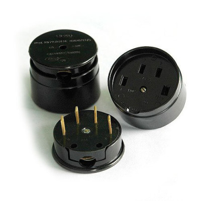 З'єднувач електричний РА32, В32 (3ф.чорн.)