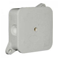 Коробка монтажна Р-2  90х90х45мм, клема 4*2,5мм