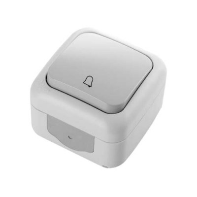 Кнопка дзвінка зовнішня Viko Palmiye Сіра