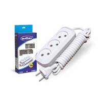 Подовжувач тримісний 10м 20шт