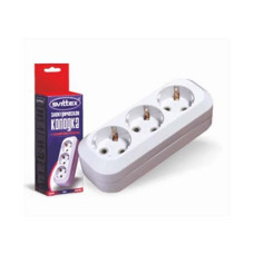 Колодка тримісна із заземленням 50шт Колодка тримісна із заземленням 50шт