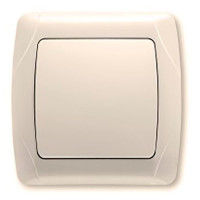 Вимикач одинарний Viko Carmen Крем