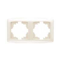 рамка 2-а горизонтальна крем Viko Carmen