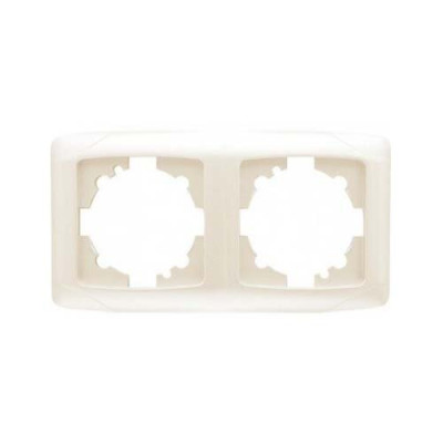 рамка 2-а горизонтальна крем Viko Carmen