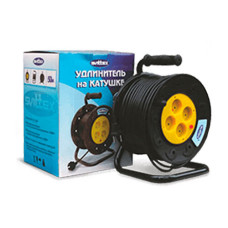 Подовжувач на котушці "Svittex" (2х1,5) 40м.