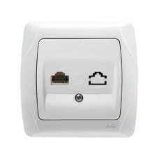 розетка комп'ютерна VI-KO CARMEN біла
