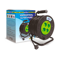 Подовжувач на котушці "Svittex" (2х2,5) 40м.