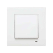Вимикач одинарний Viko Karre Білий
