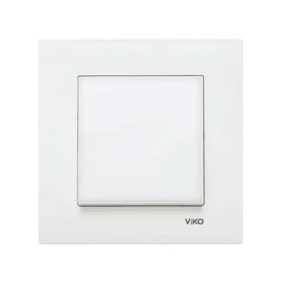 Вимикач одинарний Viko Karre Білий