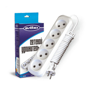 Подовжувач п'ятимістний 10м 20шт