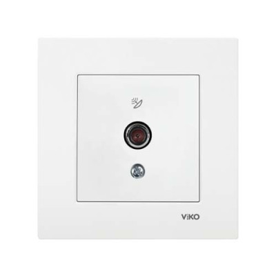 розетка телевізійна Viko Karre Біла