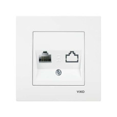 розетка компютерна Viko Karre Біла