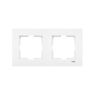 Рамка 2-на горизонтальна біла каrre