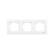 Рамка 3-на горизонтальна біла каrre