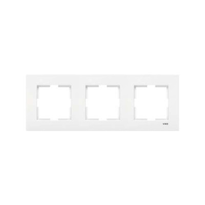 Рамка 3-на горизонтальна біла каrre