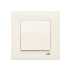Вимикач одинарний Viko Karre Крем