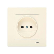 розетка одинарна Viko Karre Крем