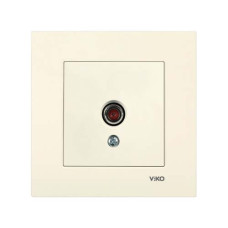 розетка телевізійна Viko Karre Крем