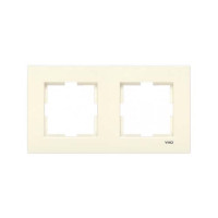 Рамка 2-на горизонтальна крем каrre
