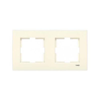 Рамка 2-на горизонтальна крем каrre