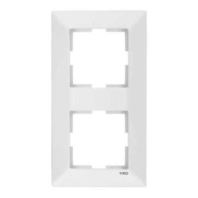 Рамка 2-на вертикальна Meridian біла