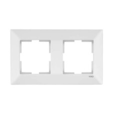 Рамка 2-на горизонтальна Meridian біла