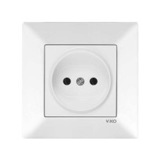 Розетка одинарна Viko Meridian Біла