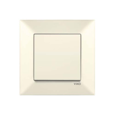 Вимикач одинарний Viko Meridian Крем