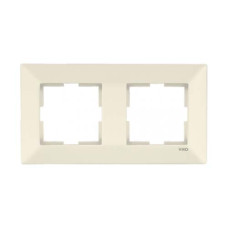 Рамка 2-на горизонтальна Meridian крем
