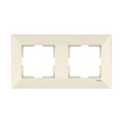 Рамка 2-на горизонтальна Meridian крем