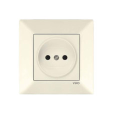 Розетка одинарна Viko Meridian Крем