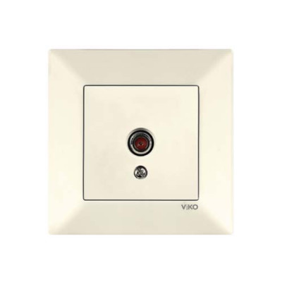 Розетка телевізійна Viko Meridian Крем