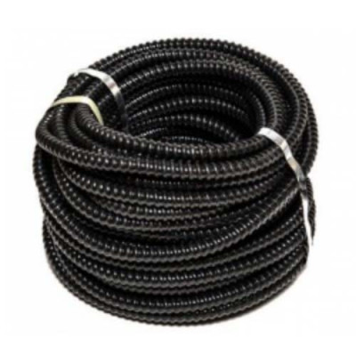 Металорукав ізольований чорний d-26мм (25м)  ТМ "220"