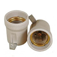 Патрон Е-27 керамічний з планкою