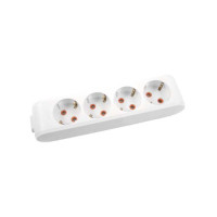 Колодка 4 гнізда з/заз. Multi-Let