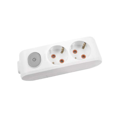 Колодка 2 гнізда з/заз. + вим. Multi-Let