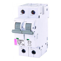 Автоматичний вимикач ETIMAT 6 2p C 10A (6kA)