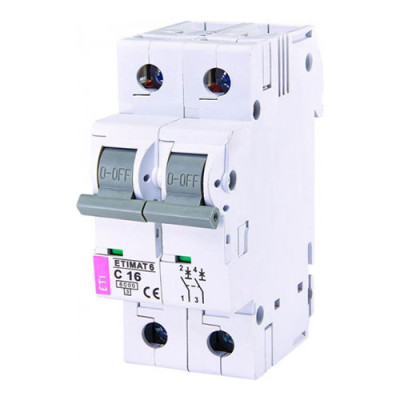 Автоматичний вимикач ETIMAT 6 2p C 40A (6kA)