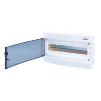 Щит внутр. розподільчий ECМ 18 PT (18мод.проз.дверці)