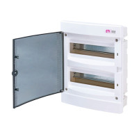 Щит внутр. розподільчий ECМ 24 PT (24мод.проз.дверці)