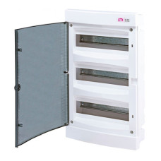 Щит внутр. розподільчий ECМ 36 PT (36мод.проз.дверці) (3x12мод.)