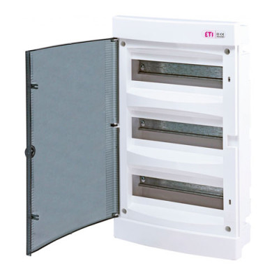 Щит внутр. розподільчий ECМ 36 PT (36мод.проз.дверці) (3x12мод.)