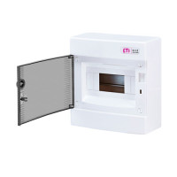 Щит зовн. розподільчий ECT 8 PT (8мод.проз.дверці)