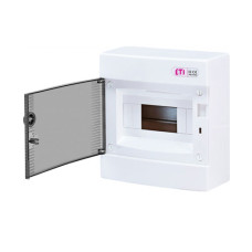 Щит зовн. розподільчий ECT 8 PT (8мод.проз.дверці)