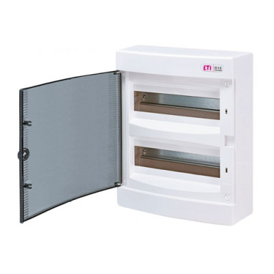 Щит зовн. розподільчий ECT 24 PT (24мод.проз.дверці)