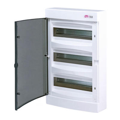 Щит зовн. розподільчий ECT 36 PT (36мод.проз.дверці) (3x12мод.)