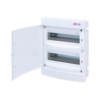 Щит внутр. розподільчий ECМ 24 PO (24мод.БІЛІ.дверці)