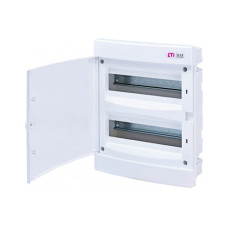 Щит внутр. розподільчий ECМ 24 PO (24мод.БІЛІ.дверці)