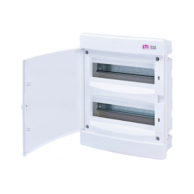 Щит внутр. розподільчий ECМ 24 PO (24мод.БІЛІ.дверці)