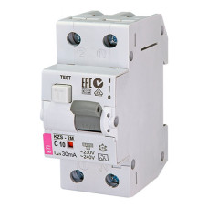 Автоматичний вимикач диф.струму KZS-2M C 16/0.03 тип АС (10kA) Автоматичний вимикач диф.струму KZS-2M C 16/0.03 тип АС (10kA)